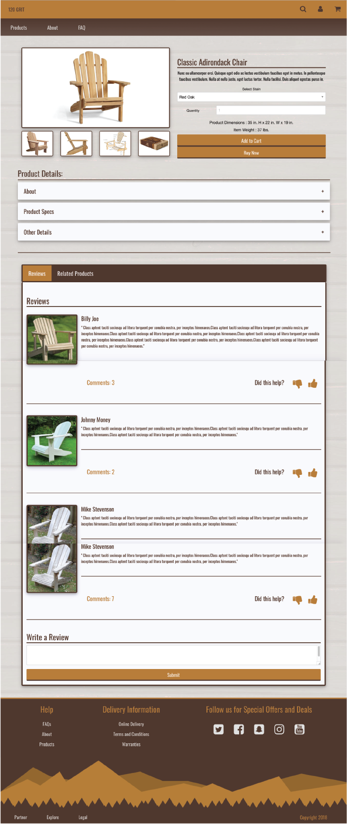 120 Grit website