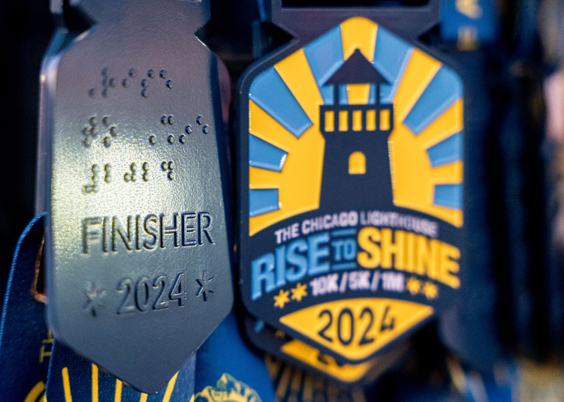 Braille Finisher Medal