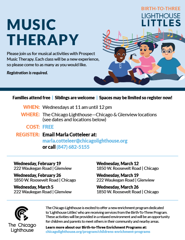 Music therapy flyer