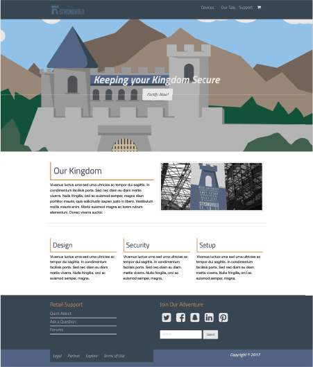 Stronghold website