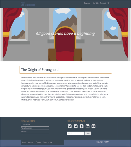 Stronghold website